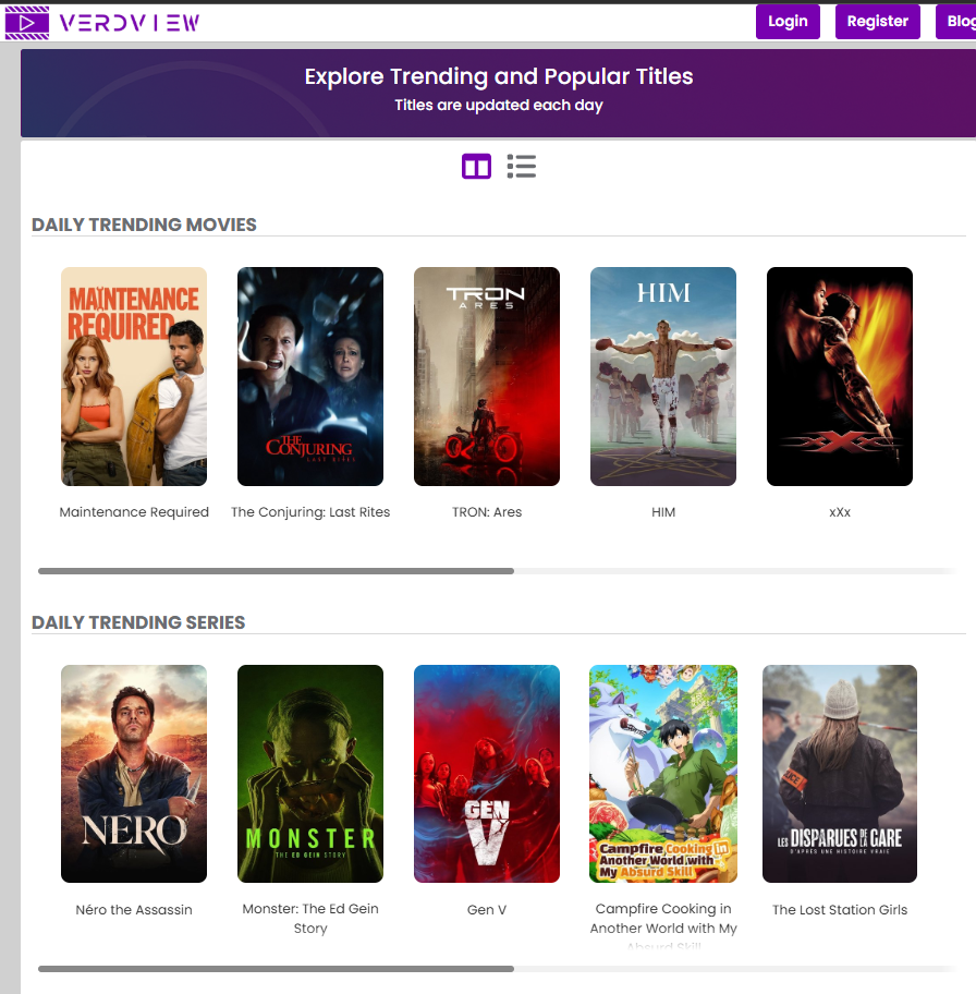 Verdview - A social media platform for movie lovers